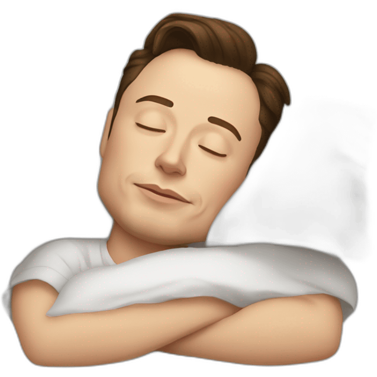 Elon musk sleeping emoji