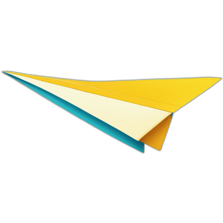 A-Paper-Airplane-in-pop-art-style emoji