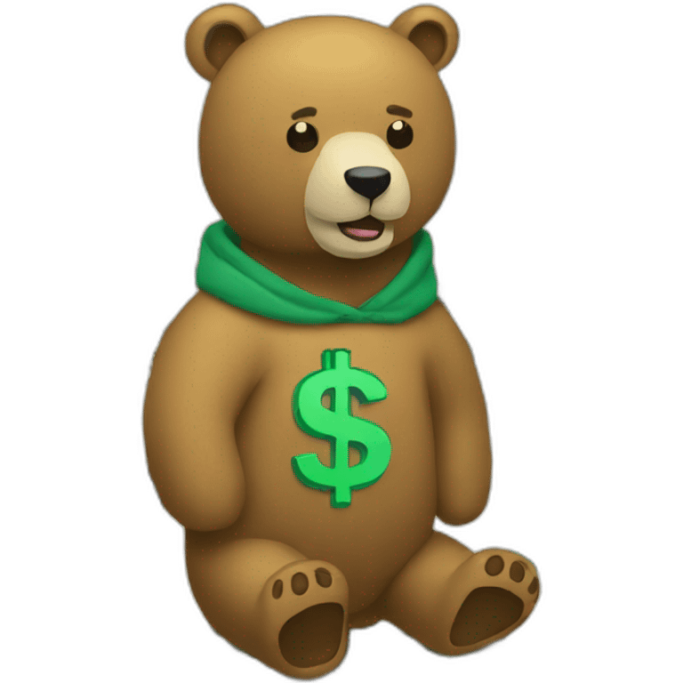 $bear with dollar emoji