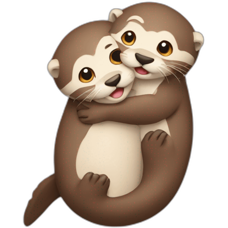 hugging otter emoji