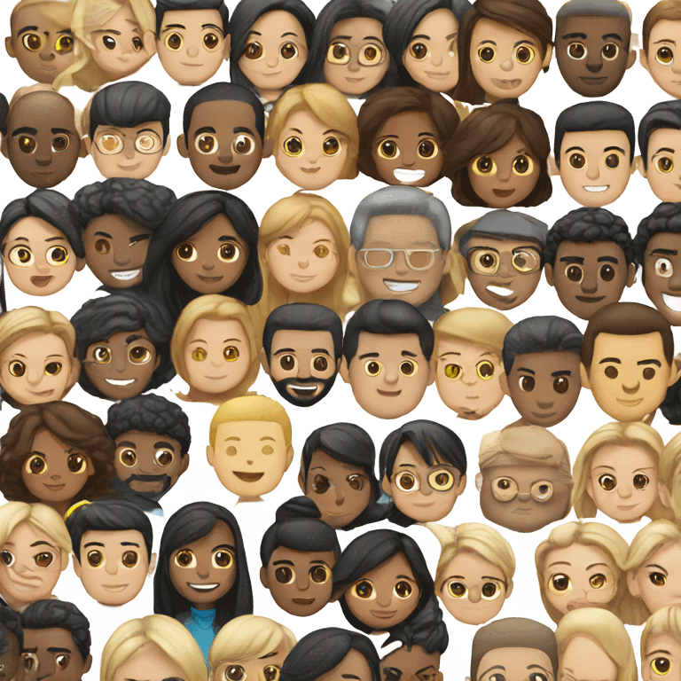 Black female and Asian male emoji