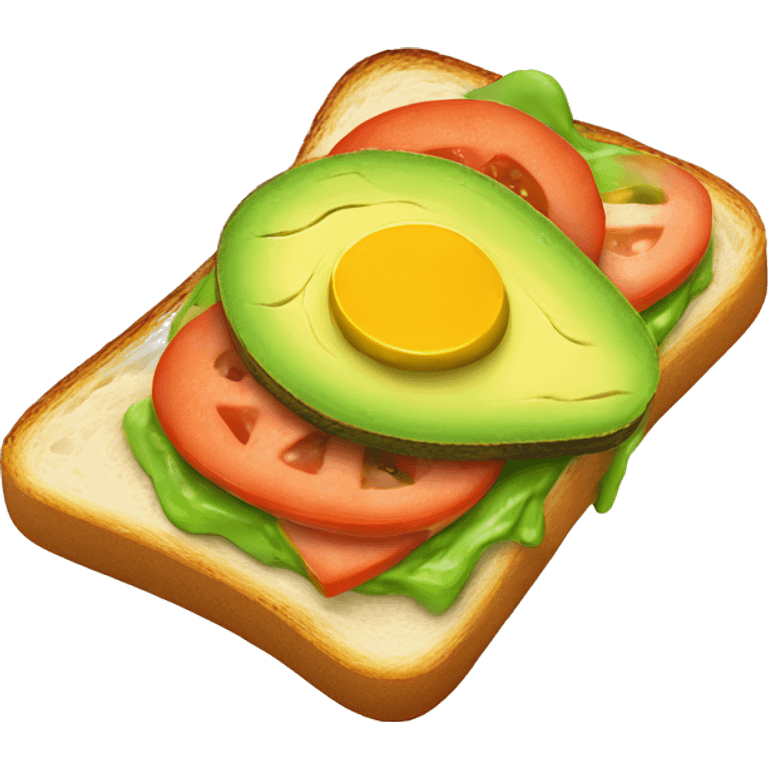 Avocado toast emoji