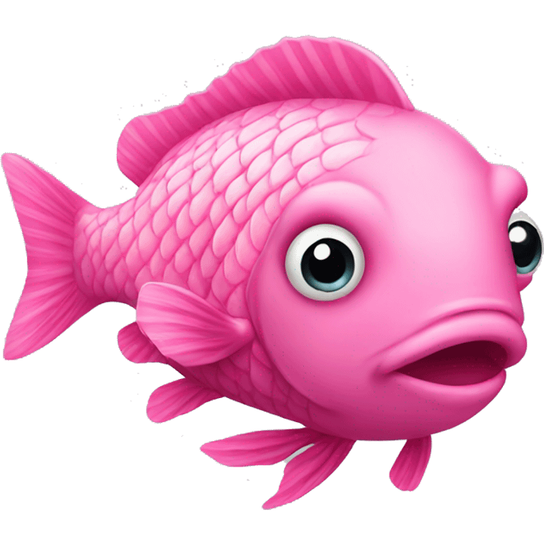 pink fish emoji