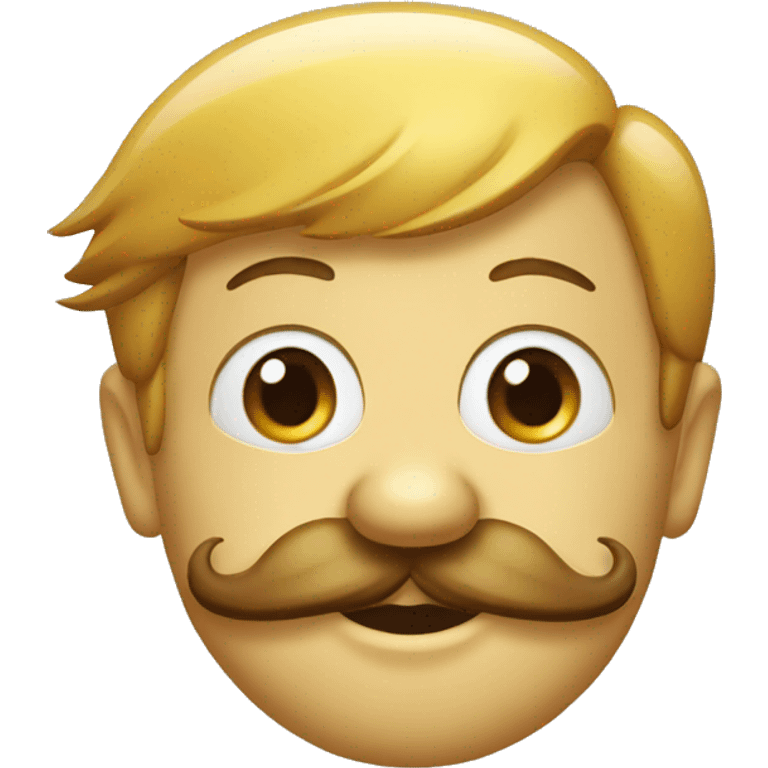 pinocchio mustach emoji