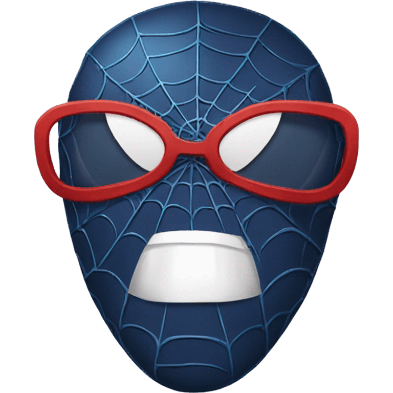 Spiderman mask emoji