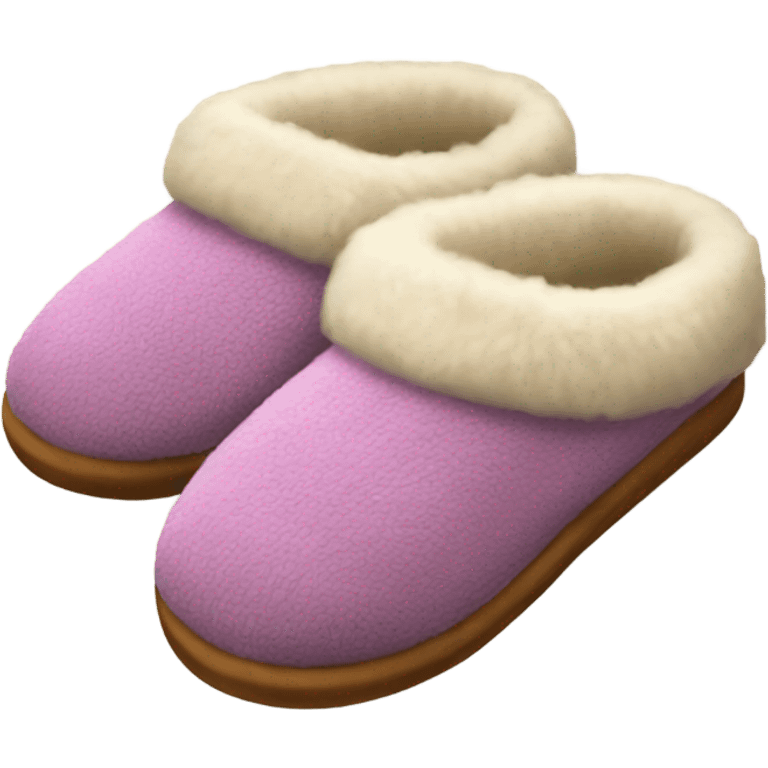 cozy slippers emoji