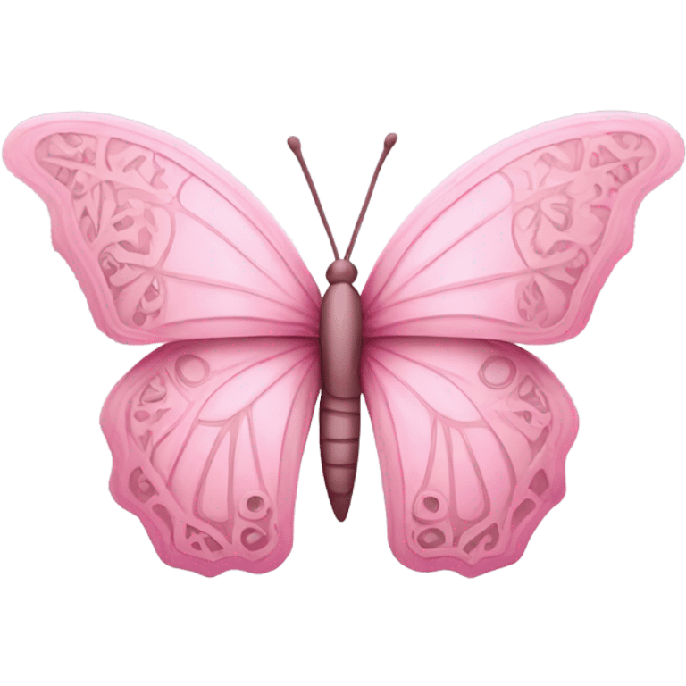 Aesthetic pink butterfly  emoji