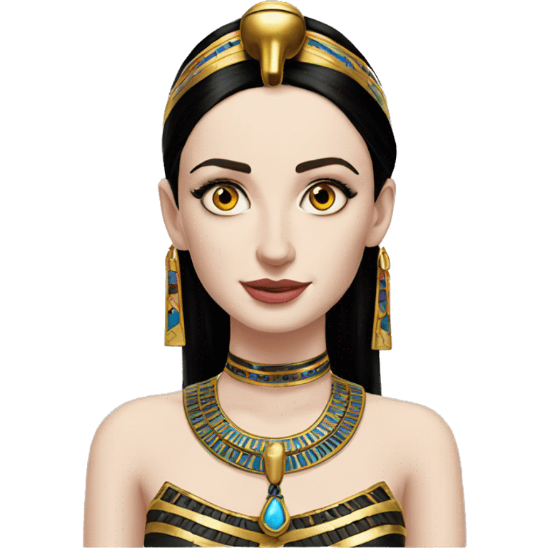 Emma dumont as an Egyptian goodness emoji