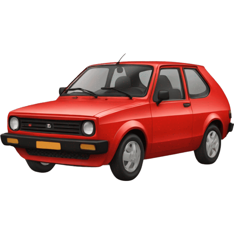 Red yugo emoji