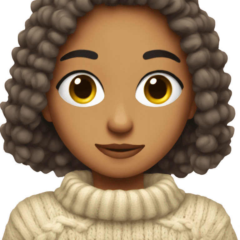 A cute and cozy sweater  emoji