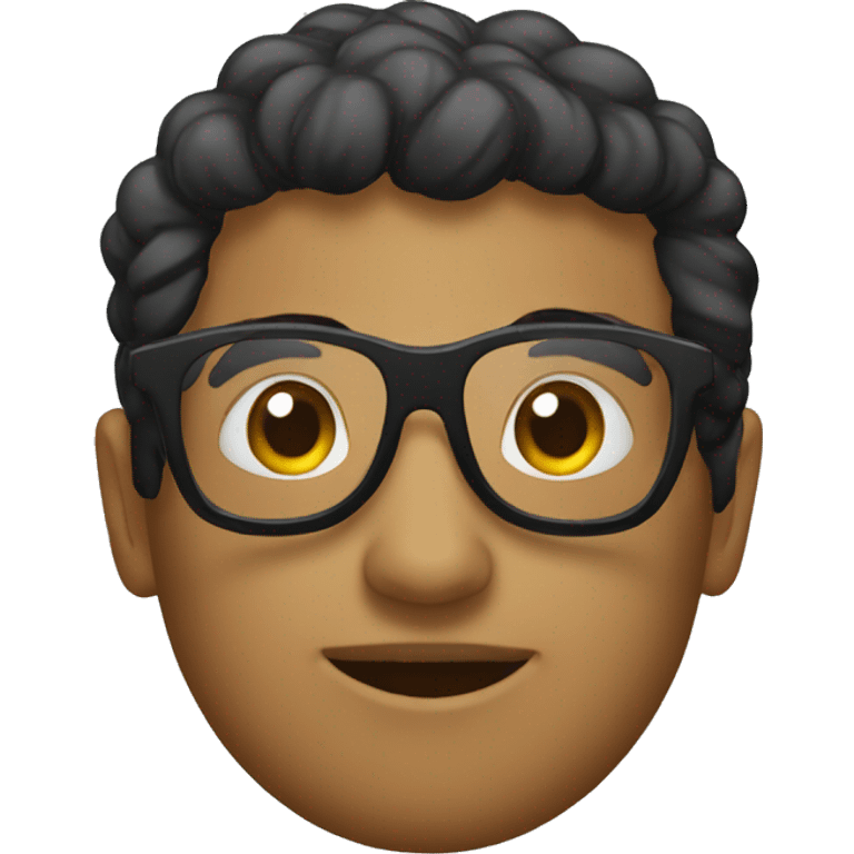 Ajolote con lentes negros  emoji