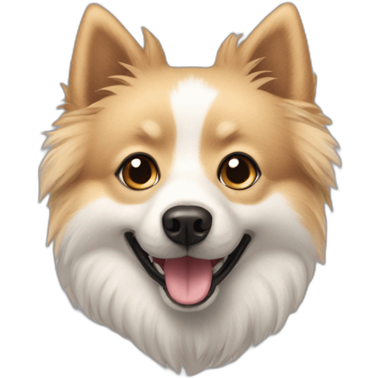 Chien spitz emoji