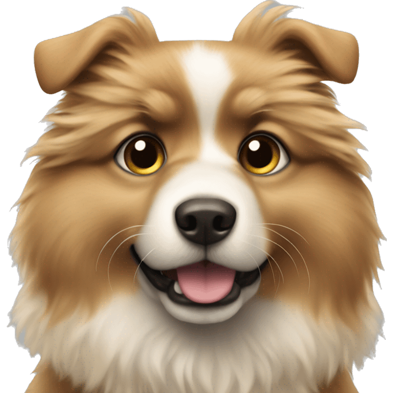 Smal bage dog fluffy emoji