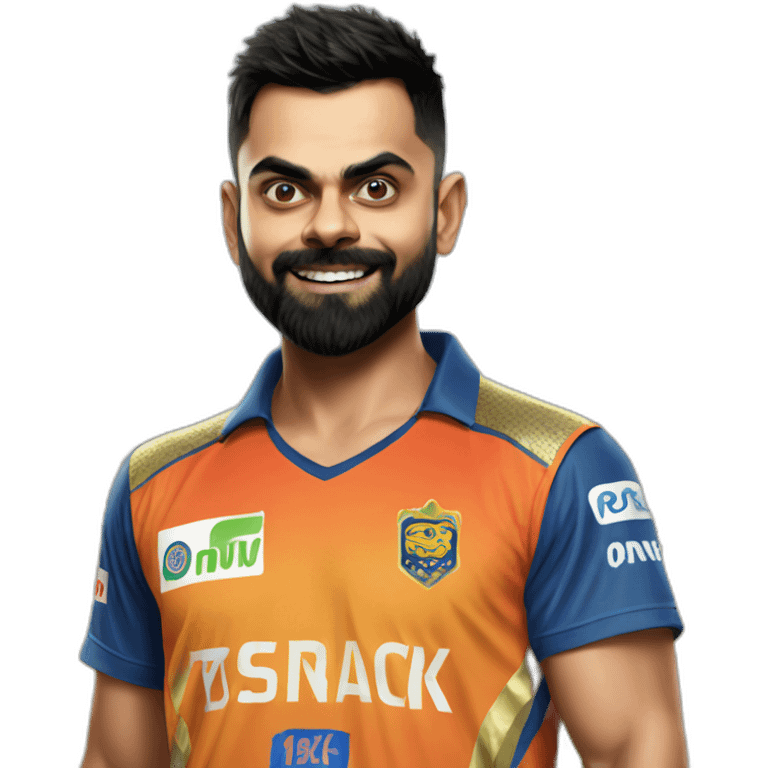 Virat kohli in csk emoji