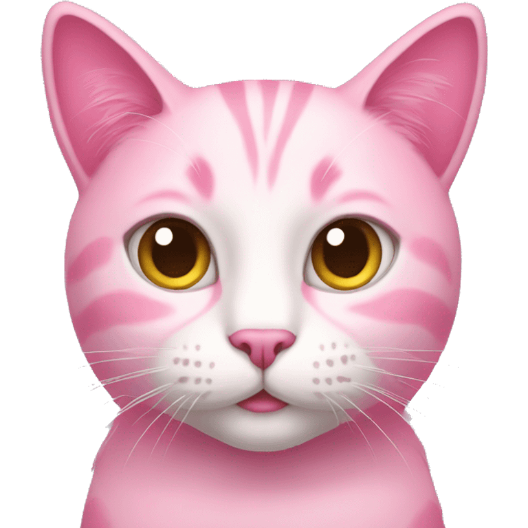 Pink cat emoji