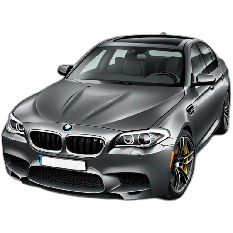 Bmw m5 grey emoji