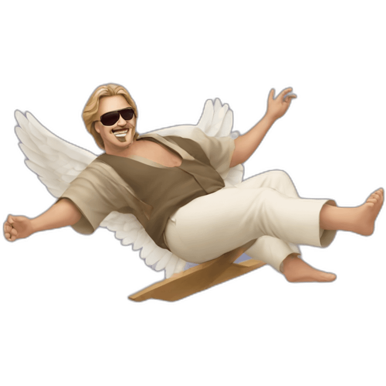 lebowski flying emoji