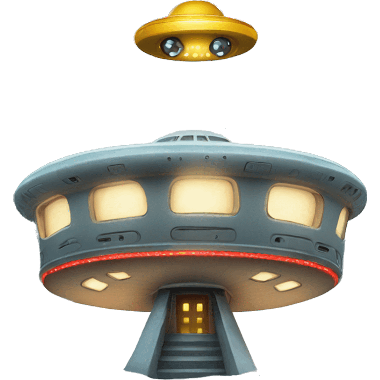 UFO christmas emoji