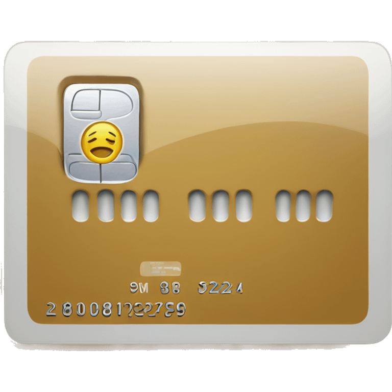 credit card icon Botton  emoji