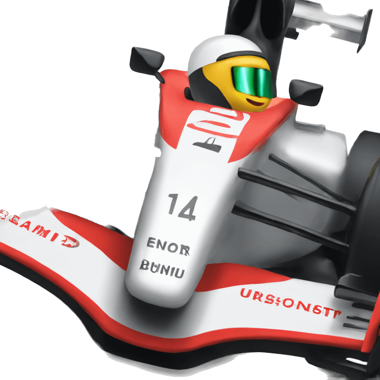 F1 race car emoji