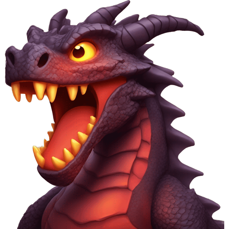 Lava dragon  emoji