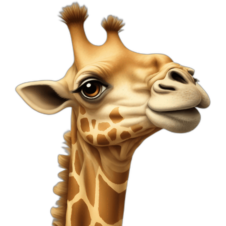 camel-giraffe emoji