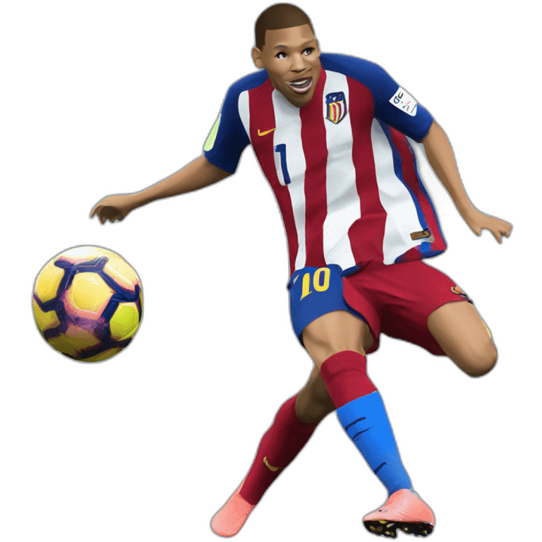 mbappe hit messi emoji