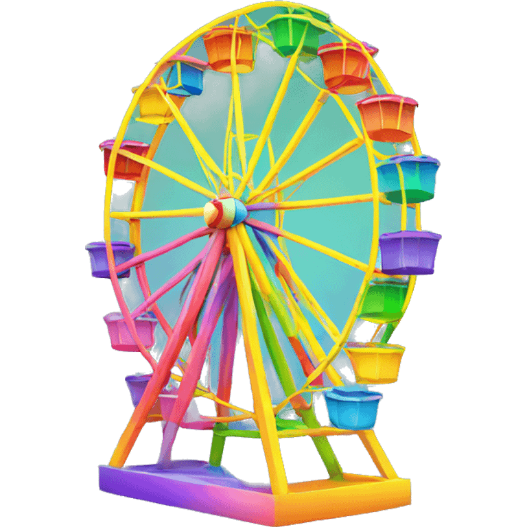 rainbow ferris wheel emoji