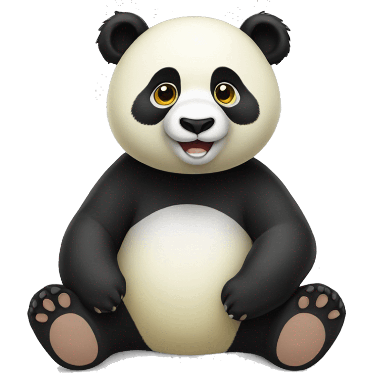 panda bear Yellow emoji