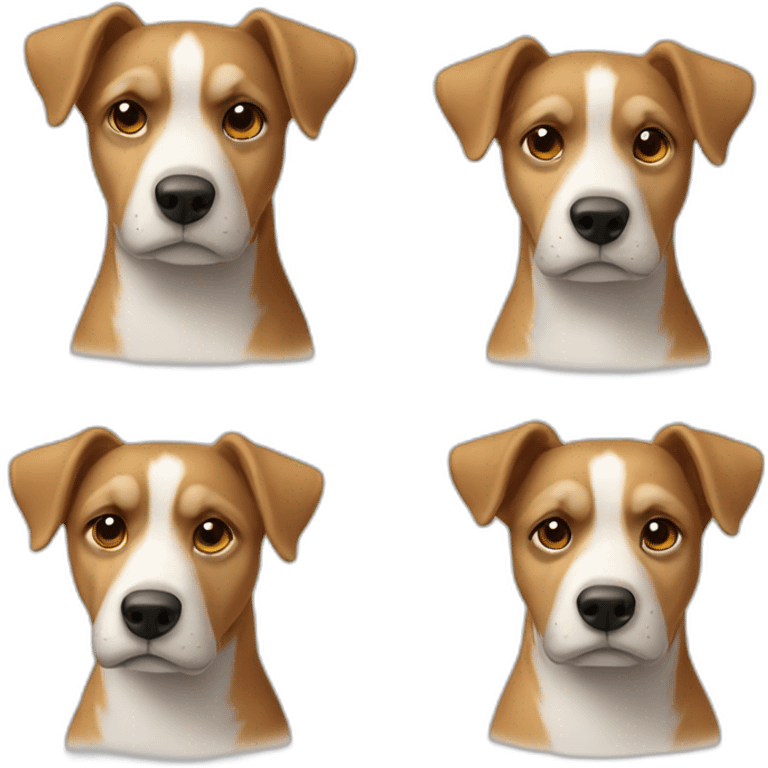 Chien à trois têtes emoji