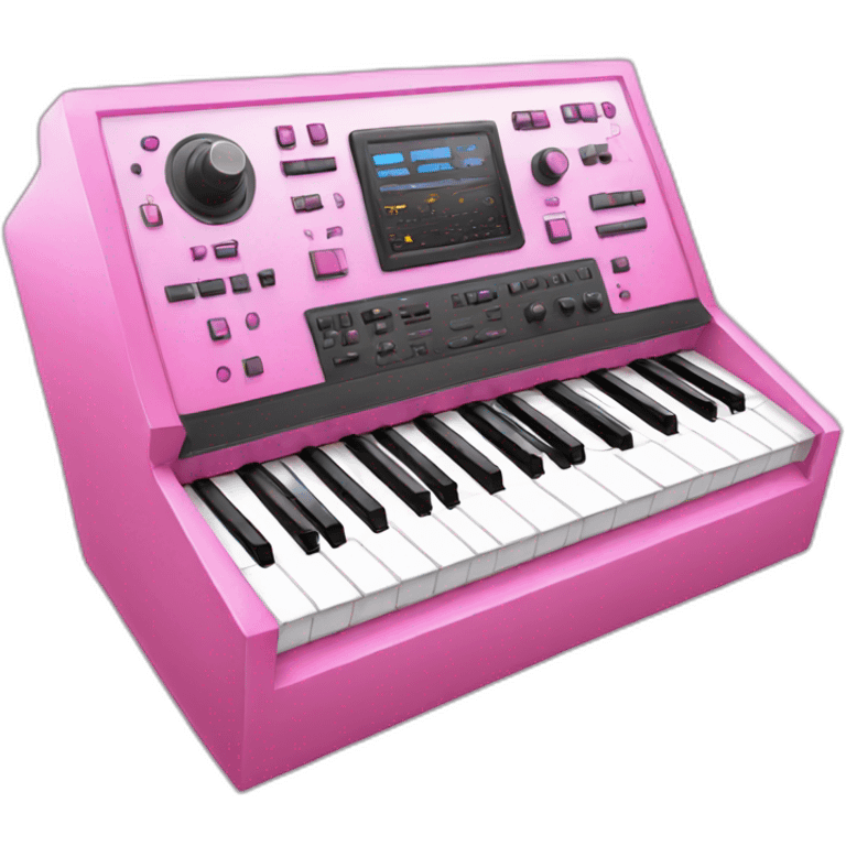 pink synthesizer emoji