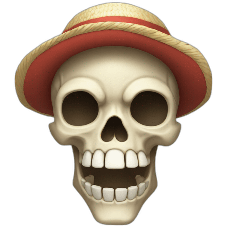 Luffy’s skull emoji