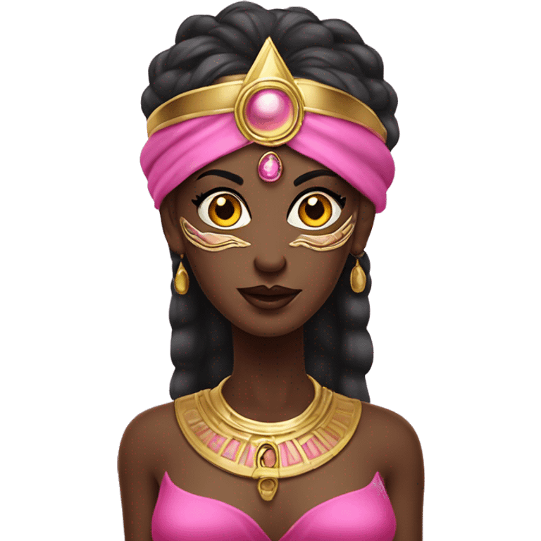 andromedan diva priestess pink third eye emoji