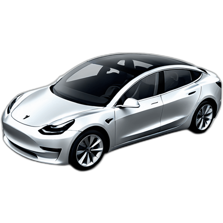 Tesla model 3 emoji