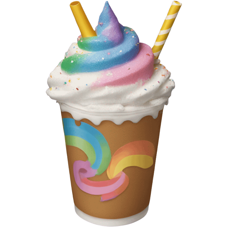 Unicorn frappe  emoji