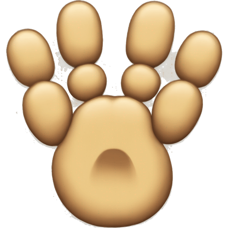 lion paws emoji