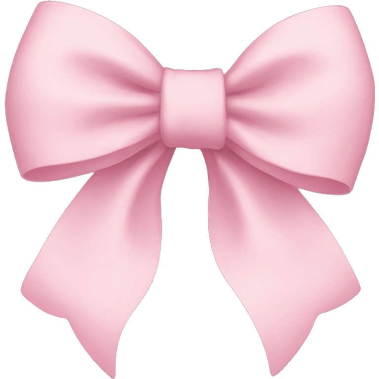 Light pink bow emoji