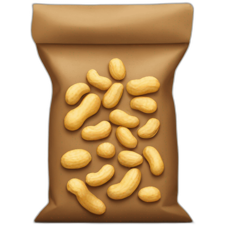 Bag of peanuts emoji