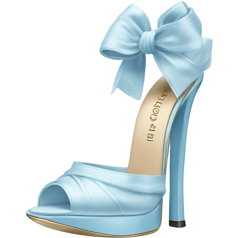 Light blue carolina Herrera shoe perfume  emoji