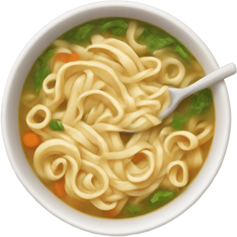 Chicken noodle soup  emoji