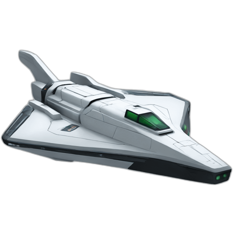 Enterprise space ship emoji