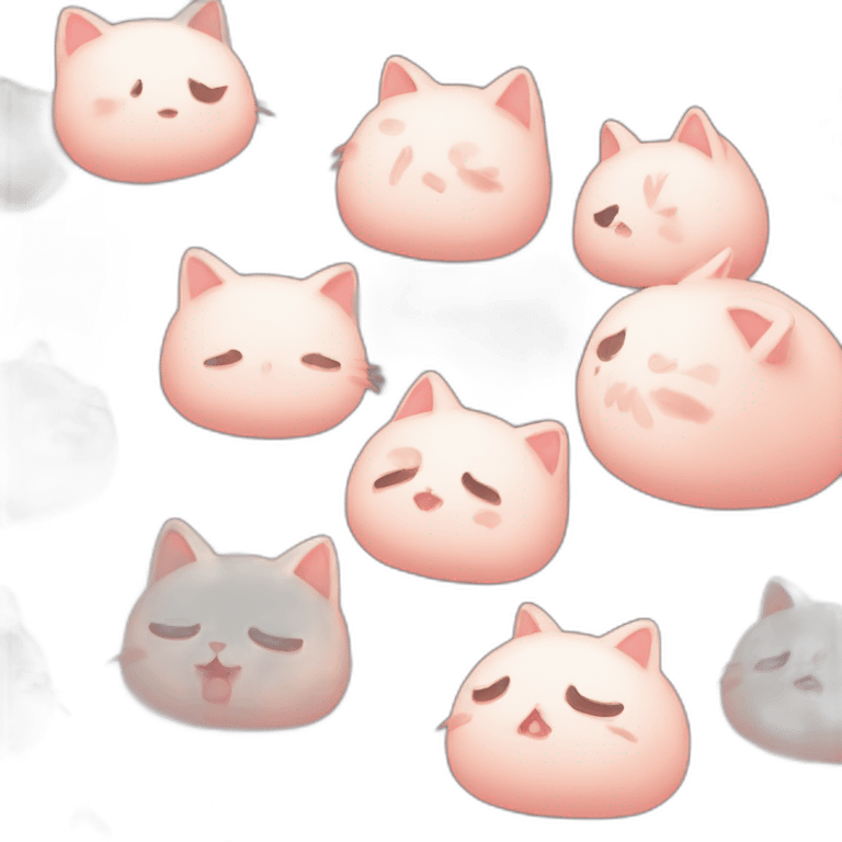 peach cat poro sad emoji