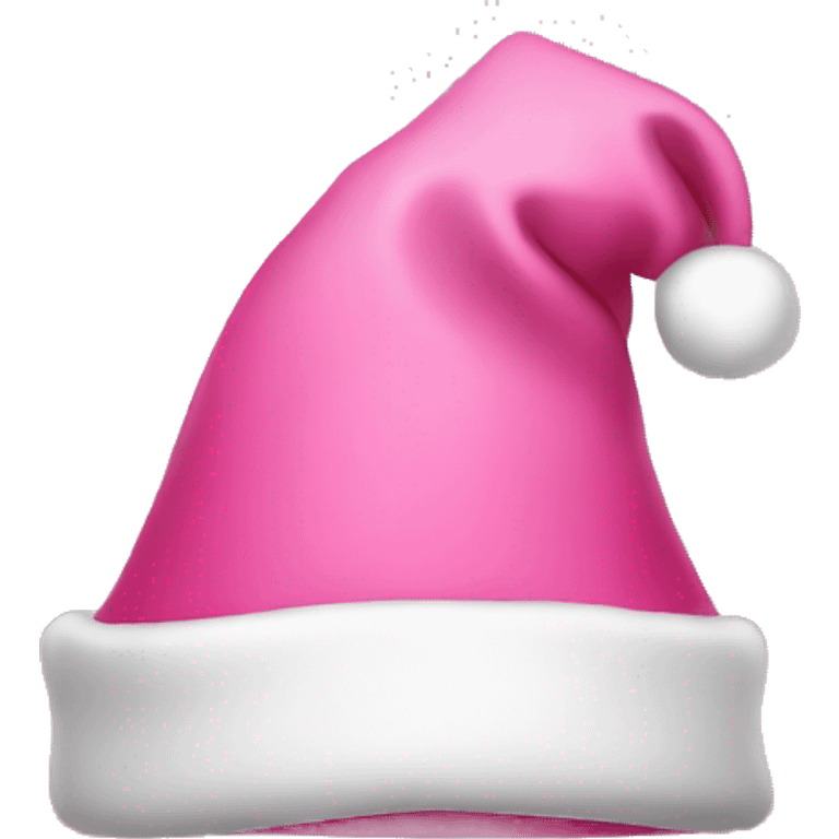 pink christmas hat emoji