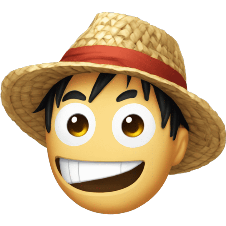 chapeau de paille luffy emoji