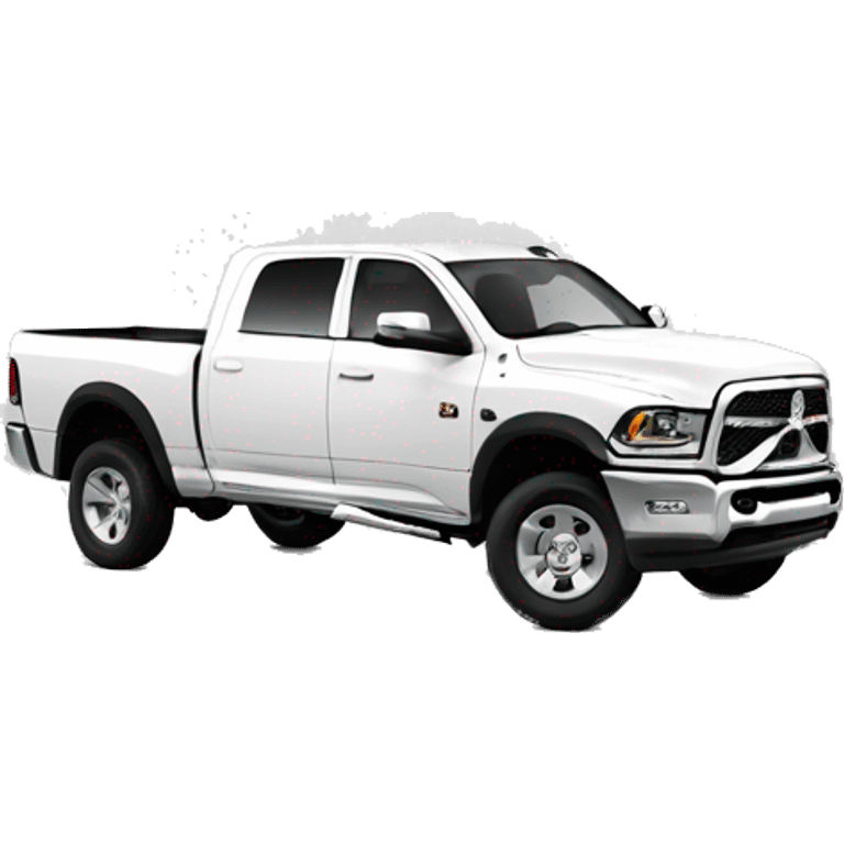 Ram 3500 white emoji