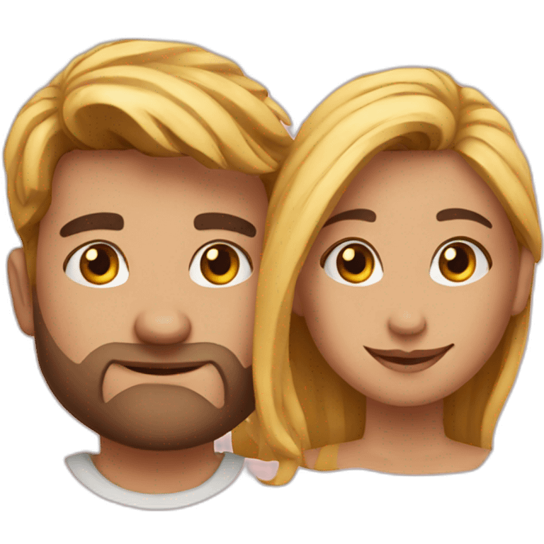 Couple love emoji