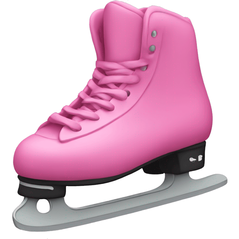 A pink skate emoji