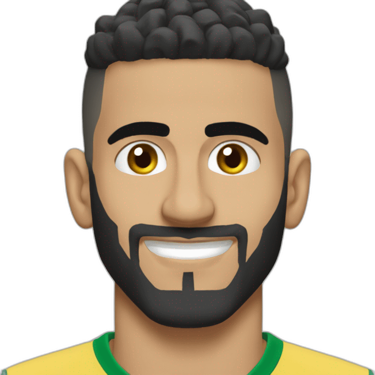 Riyad Mahrez in Algéria emoji