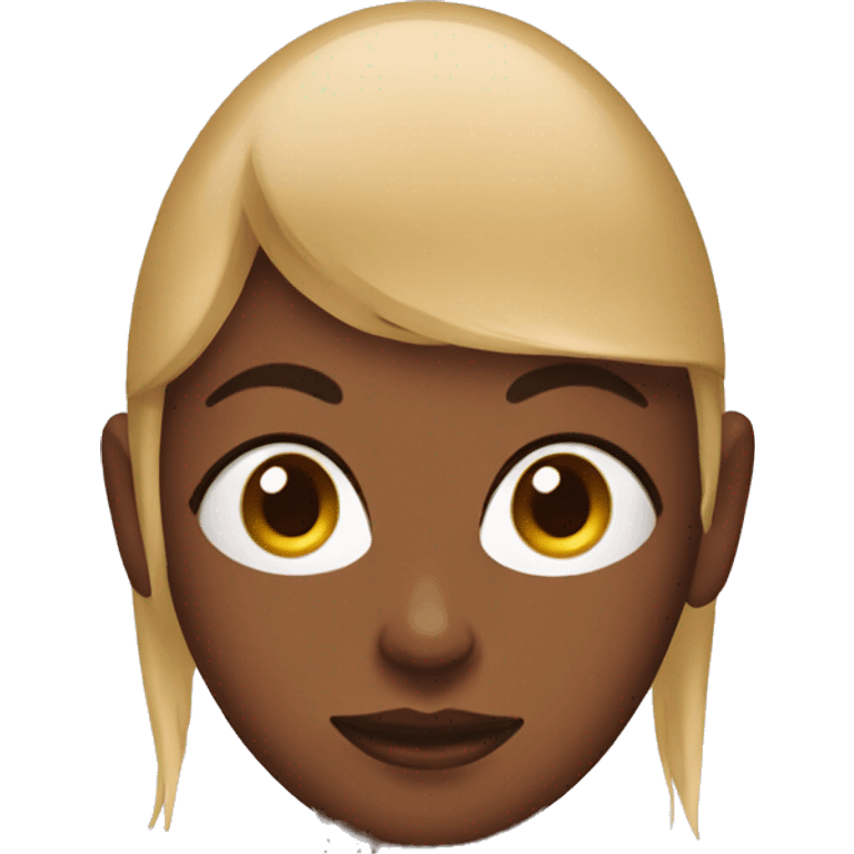 Egg with woman's hair emoji