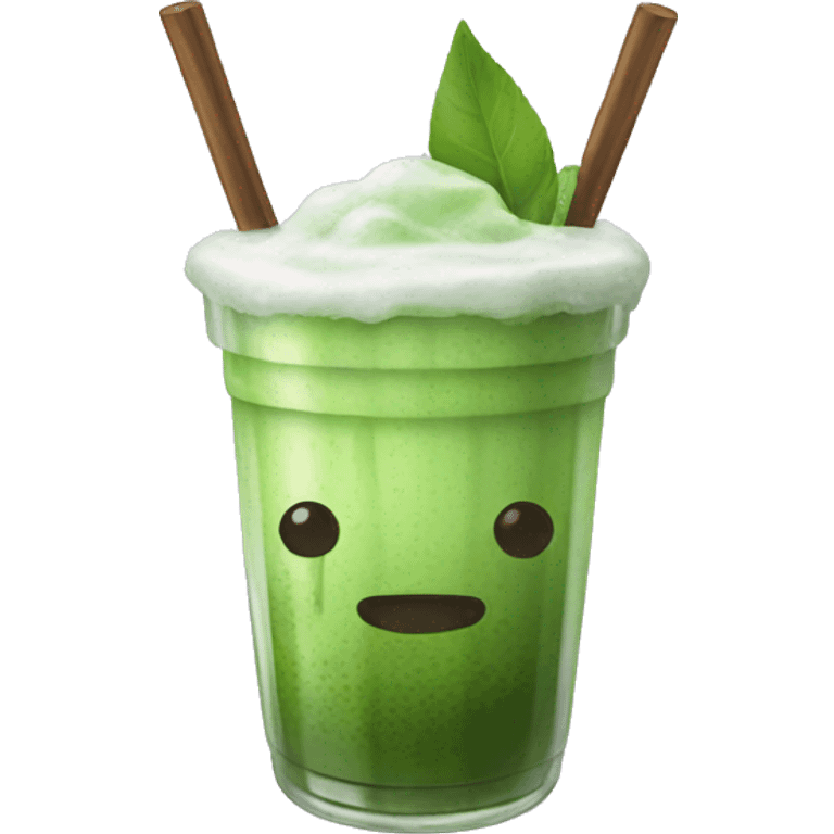 Iced Matcha  emoji